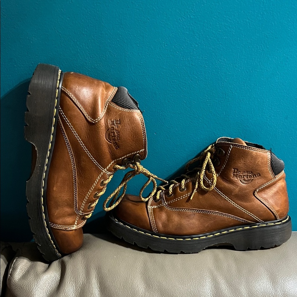 Dr. Martens Brown Leather Men's Boots